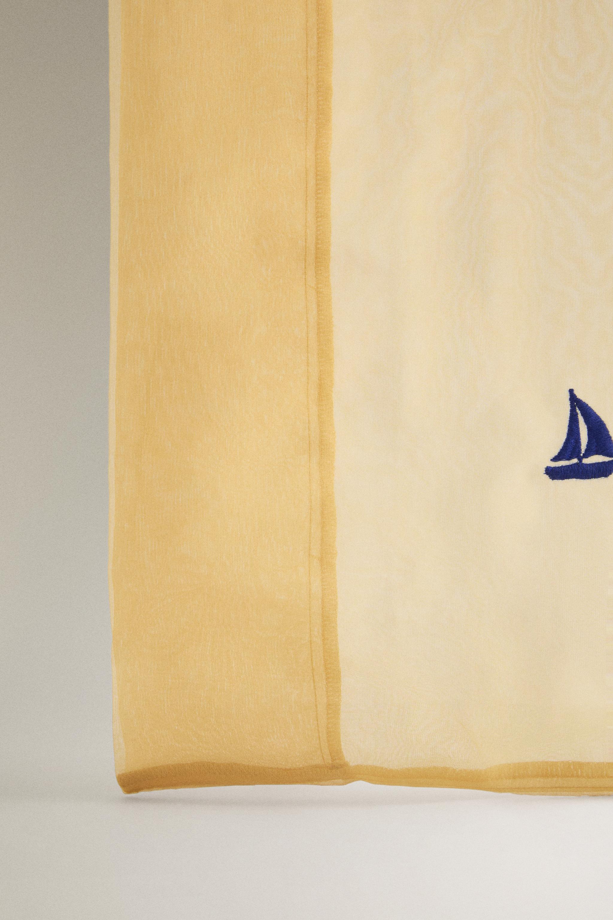 BOAT EMBROIDERED BAG